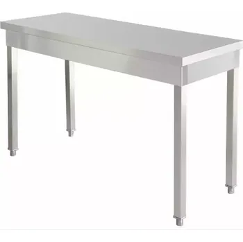 Dílenský stůl OEM | Stůl středový bez police, Silver line, velikost 1000x600x850 mm