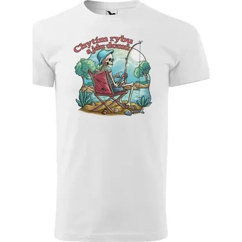 Rybářské oblečení FDCZ Tričko Chytím Rybu - L