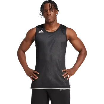 Pánský oboustranný dres bez rukávů Adidas 3G Speed Reversible černý