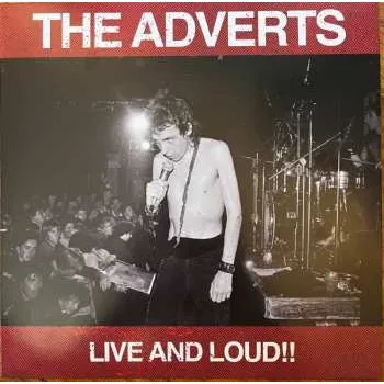 Zahraniční hudba LP The Adverts: Live And Loud!! LTD 2023 Red Vinyl Limited Edition