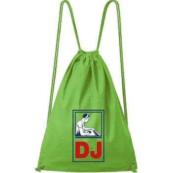 Městský batoh DOBRÝ TRIKO Bavlněný batoh s potiskem DJ Barva: Červená