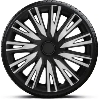 Poklice na kolo GÓRECKI Kryty kol 15" Copra SILVER/BLACK - 4ks