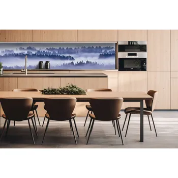 Obklad DIMEX | Dibond za kuchyňskou linku DBW-26060-195 | 260 x 60 cm | Mlha mezi stromy + Dibond deska za kuchyňskou linku DIMEX v rozměru 260 x 60 cm, motiv Mlha mezi stromy