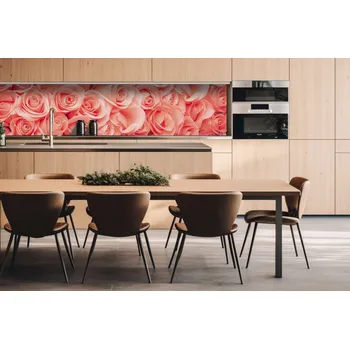 Obklad DIMEX | Dibond za kuchyňskou linku DBW-26060-052 | 260 x 60 cm | Růže + Dibond deska za kuchyňskou linku DIMEX v rozměru 260 x 60 cm, motiv Růže