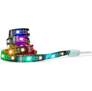 Osvětlení NEDIS Bluetooth chytrý LED pásek/ 4W/ IP20/ pro TV/ 380lm/ 2700 K/ teplá bílá/ RGB/ Nedis® SmartLife/ 2m