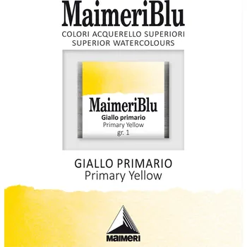Speciální výtvarná barva Akvarelová barva Maimeri Blu 116 Základní žluť 1,5 ml