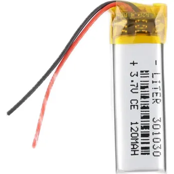 Li-Pol baterie 120mAh, 3.7V, 301030