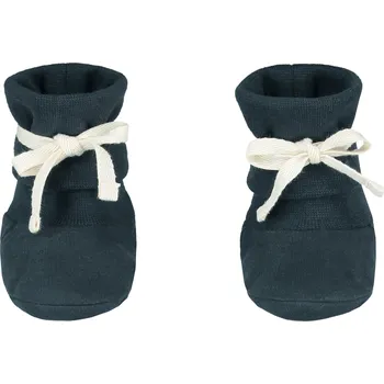 Capáčky GRAY LABEL Ponožkové botičky GOTS - Blue Grey Velikost: 6-12m