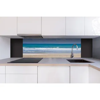Obklad DIMEX | Dibond za kuchyňskou linku DBW-18060-090 | 180 x 60 cm | Pláž + Dibond deska za kuchyňskou linku DIMEX v rozměru 180 x 60 cm, motiv Pláž