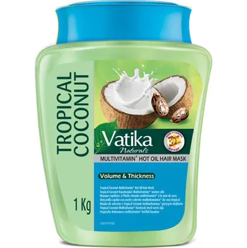 Vlasová regenerace Kokosová vlasová maska Dabur Vatika Naturals 1000 g - ekonomické balení