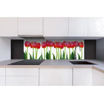 Obklad DIMEX | Dibond za kuchyňskou linku DBW-18060-058 | 180 x 60 cm | Tulipány + Dibond deska za kuchyňskou linku DIMEX v rozměru 180 x 60 cm, motiv Tulipány