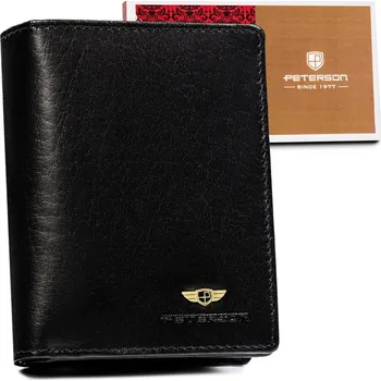 Dámská střední kožená peněženka Barva: Černá