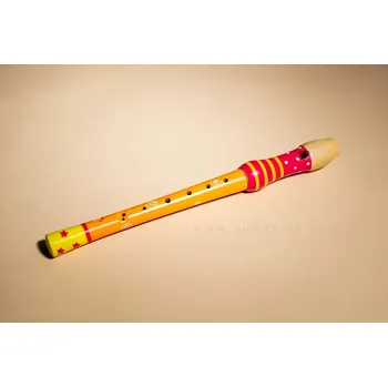 Zobcová flétna Dětská Zobcová Flétna Malovaná ze Dřeva