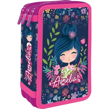 Penál Junior Třípatrový školní penál prázdný Spirit – Amelia