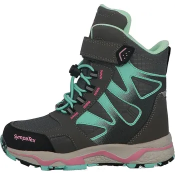Dětská treková obuv Salamander Lurchi Lurchi dětská zimní obuv 63L0003007 grey-turquoise LENNO-sympatex Velikost: 39