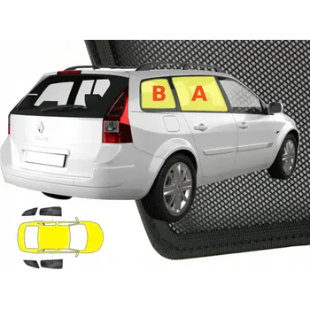 Stínítko do auta Sluneční clony do oken pro Megane II kombi