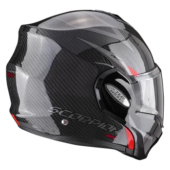 Motodoplněk Moto přilba SCORPION EXO-TECH CARBON TOP černo/červená M