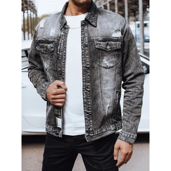 Pánský bomber Pánská džínová bunda TX4367 Barva: Černá, Velikost: XL