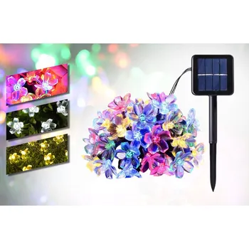Venkovní osvětlení Dekorativní venkovní solární řetěz s 40 LED – Lights Flowers