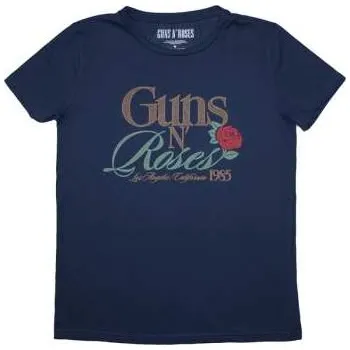 Pánské oblečení Merch Guns N' Roses: Guns N' Roses Ladies T-shirt: California 1985 (small) S