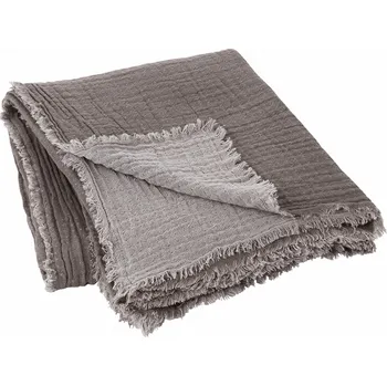 Dekorativní polštářek Blomus DOUBLE deka hnědá