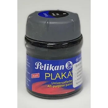 Speciální výtvarná barva Plaka černá Pelikan 50 ml