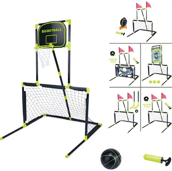 Univerzální sportovní branka inSPORTline SCS530 dětská herní sada na míčové sporty 6v1 