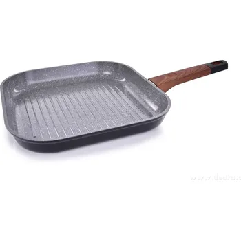 Pánev Pánev grilovací BIOPAN® WOODOO s rukojetí soft touch v imitaci dřeva 1800ml