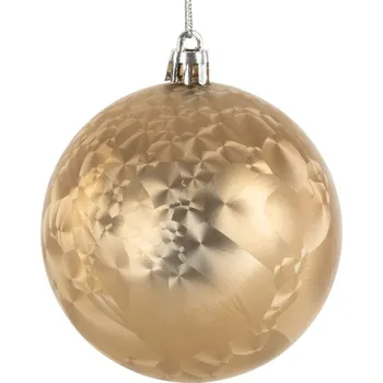 Vánoční dekorace ArtFir Vánoční dekorace KOULE 67A | šampaň 8 cm