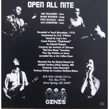 Zahraniční hudba CD The Nighthawks: Open All Nite 1995