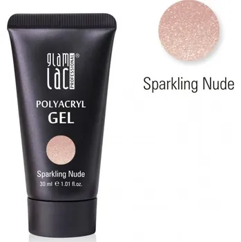 Umělé nehty GlamLac Polyacryl Gel Sparkling Nude 30-60ml 30ml: 30ml