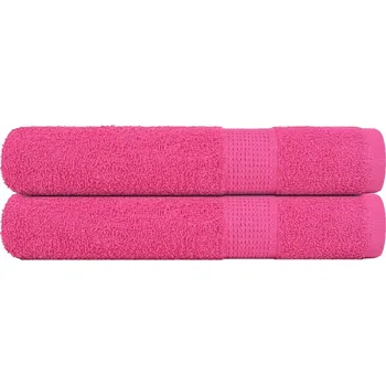 Utěrka Saunové osušky FROGN 2 ks růžové 80x200 cm 360 g/m² IM_137055