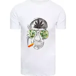 pánské bavlněné tričko s potiskem RX4922 Barva: Bílá, Velikost: L