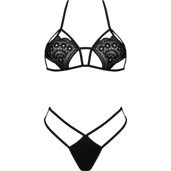 Dámské erotické prádlo Jimena erotický set Barva: Černá, Velikost: S/L