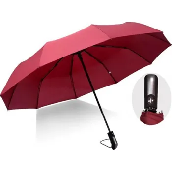 Deštník APT BQ13J AUTO SKLÁDACÍ DEŠTNÍK, ČERVENÝ