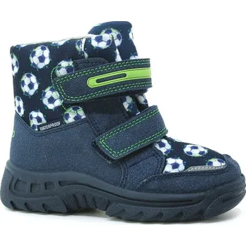 Chlapecké sněhule BEFADO 615004 modré/míč, dětská zimní obuv vel.32