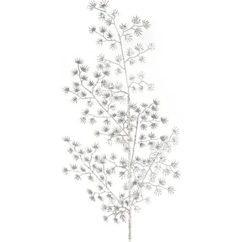 Vánoční dekorace ArtFir Vánoční větvička 70 | stříbrná 70 x 20 cm