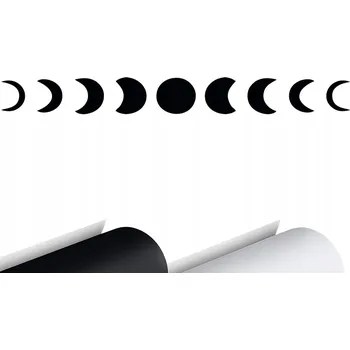 Samolepicí dekorace na vozidlo SAMOLEPKA na auto FÁZE MĚSÍCE CYKLY 17,5x2