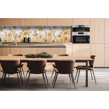 Obklad DIMEX | Dibond za kuchyňskou linku DBW-26060-180 | 260 x 60 cm | Suché bodláčí + Dibond deska za kuchyňskou linku DIMEX v rozměru 260 x 60 cm, motiv Suché bodláčí