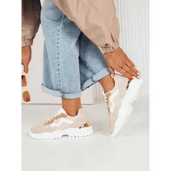 Dámské tenisky Dámské tenisky PERNES ZY0481 Barva: Béžová, Velikost: 38