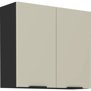 Kuchyňská linka Horní skříňka, cashmere / černá, ARAKA 80 G-72 2F