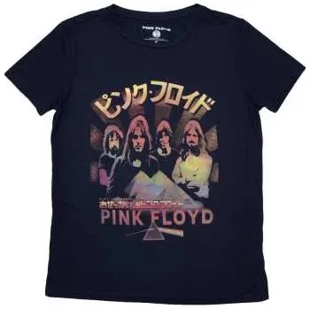 Pánské oblečení Merch Pink Floyd: Pink Floyd Ladies T-shirt: Japan Poster (large) L