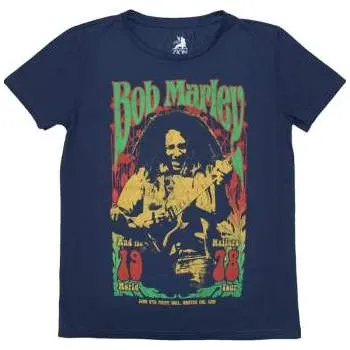 Pánské oblečení Merch Bob Marley & The Wailers: Bob Marley Ladies T-shirt: 1978 (small) S