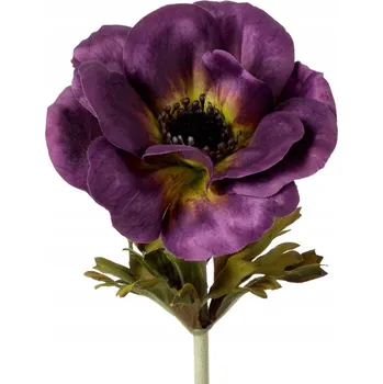 umělá květina Krásná umělý květ, ozdobná, tmavě fialová, 53 cm