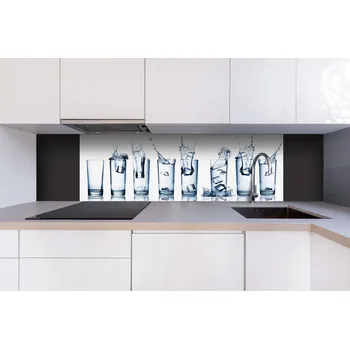 Obklad DIMEX ART Dibond za kuchyňskou linku DBW-18060-162 180 x 60 cm bílá