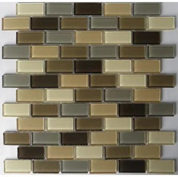 Obklad MOSAIC Skleněná mozaika MSC09 cihličky hnědá