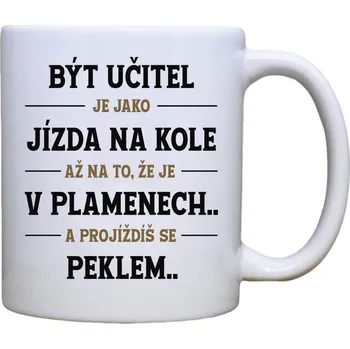 DOBRÝ TRIKO Keramický MAXI hrnek Být učitel 550 ml