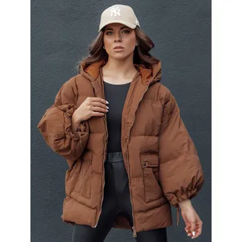 Dámská bunda prošívaná PARIMA TY4510 Barva: Světle Hnědá, Velikost: ONE SIZE