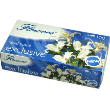 Kapesníky papírové box 2-vrstvé, 100ks - 3500 ks