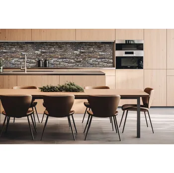 Obklad DIMEX | Dibond za kuchyňskou linku DBW-26060-174 | 260 x 60 cm | Staré cihlová zeď + Dibond deska za kuchyňskou linku DIMEX v rozměru 260 x 60 cm, motiv Staré cihlová zeď